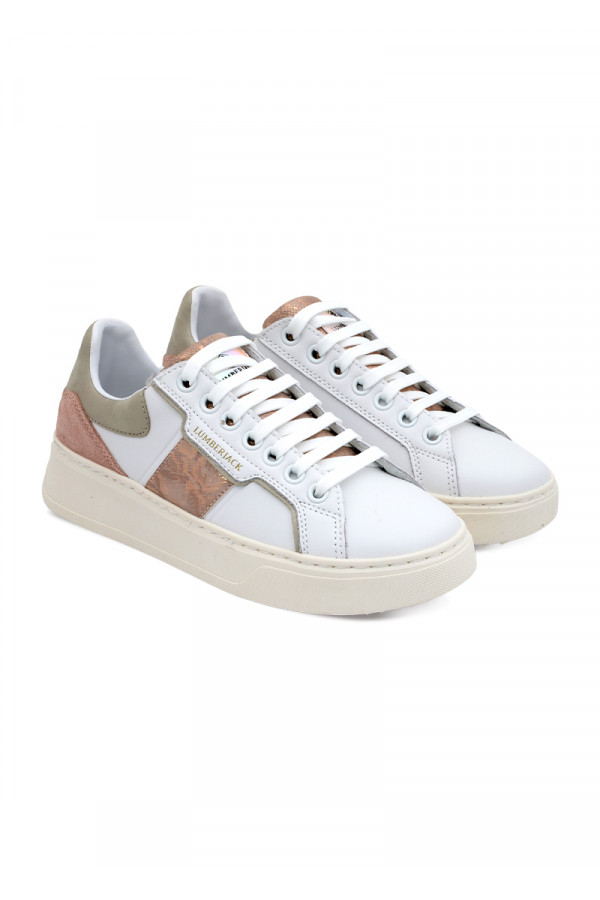 LUMBERJACK SNEAKER Patike WHITE-PLATINO