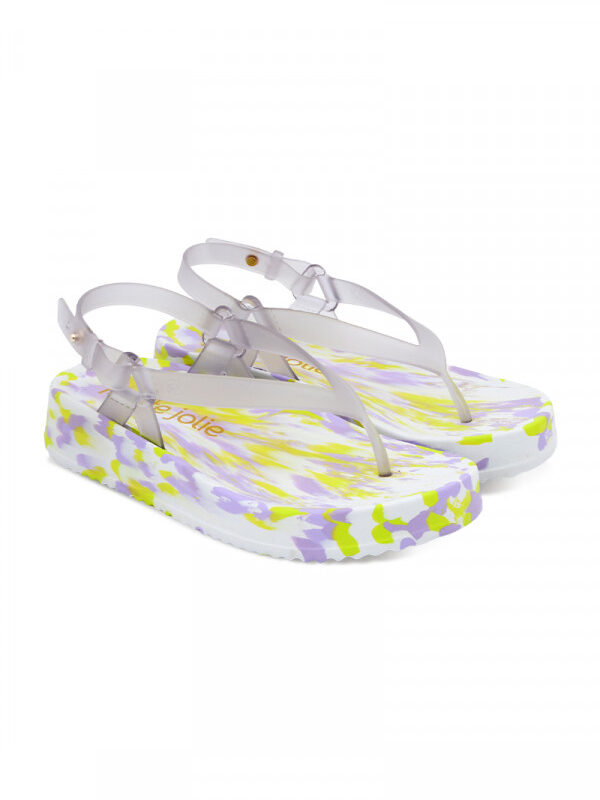 PETITE JOLIE Sandale ravne-LILAC-LEMON-WHITE--MARBLE