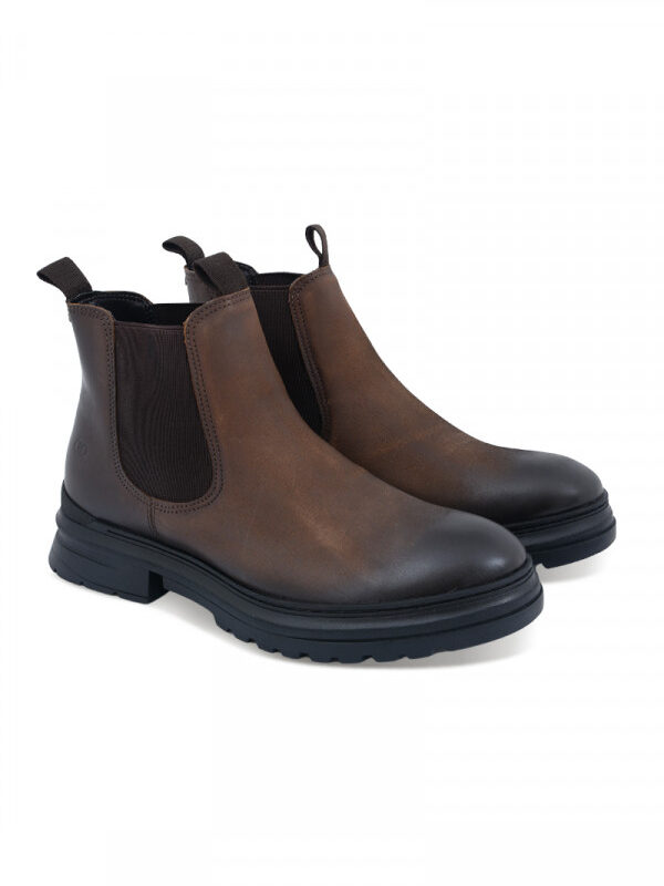DEMOCRATA BOOTS Duboke cipele-TABACO