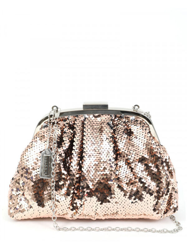 DOCA EVENING BAG (27x7x17.5) -ROSE-GOLD