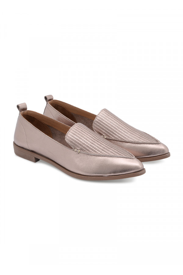 BUENO SHOES Cipele ravne METALLIC-MOUTON