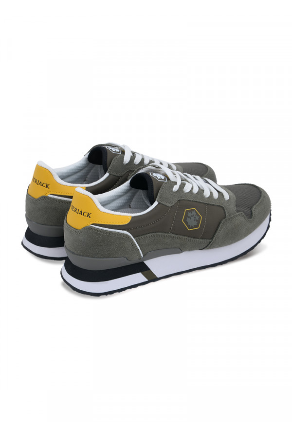 LUMBERJACK SNEAKER Patike OLIVE-GREEN-YELLOW - Image 4