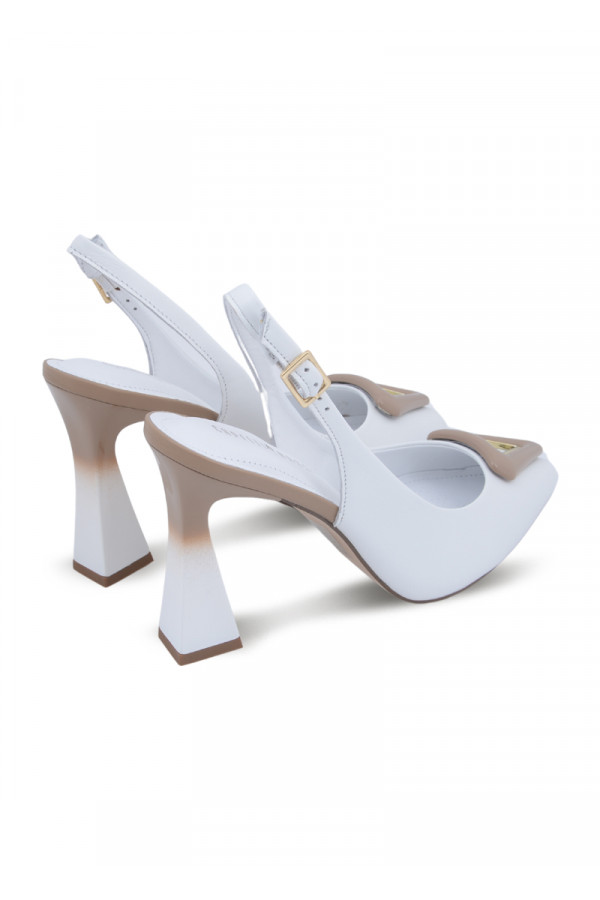 CAPELLI ROSSI SANDALS Sandale potpetica WHITE-MA - Image 4