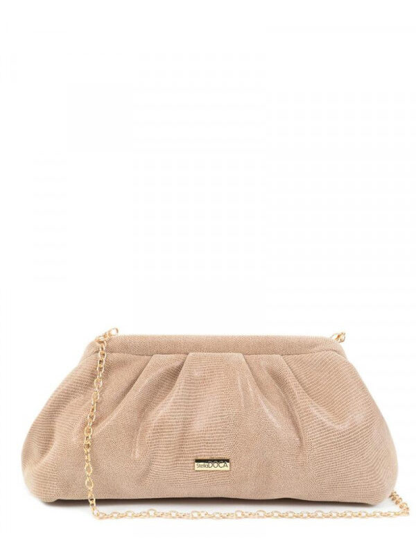 DOCA EVENING BAG (34X16.5X8) Torbe BEIGE