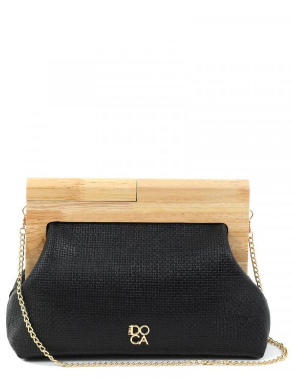 DOCA EVENING BAG (26X20X7.5) Torbe BLACK