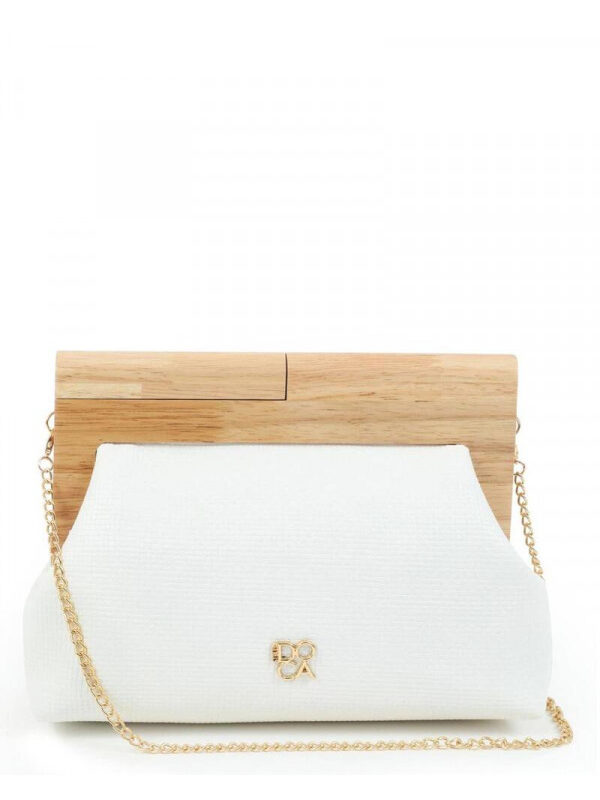 DOCA EVENING BAG (26X20X7.5) Torbe WHITE