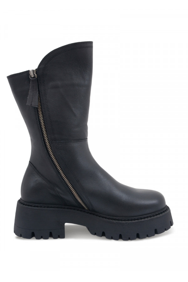 BUENO BOOTS Čizme ravne BLACK - Image 3