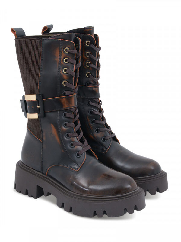 PIXY boots Čizme ravne Brown