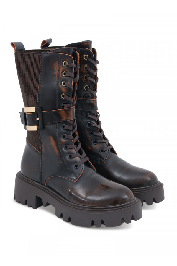 PIXY boots Čizme ravne Brown