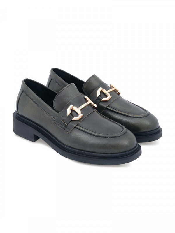 PIXY shoes Cipele ravne Green-metalic