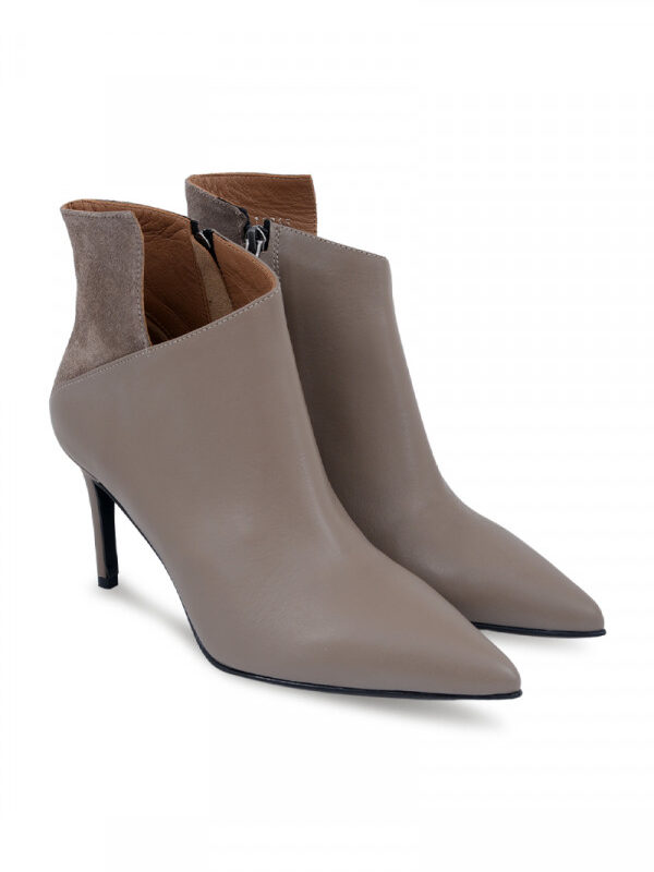 NOA NOIR BOOTS Čizme potpetica VIZON-LEATHER-VIZON-SUEDE