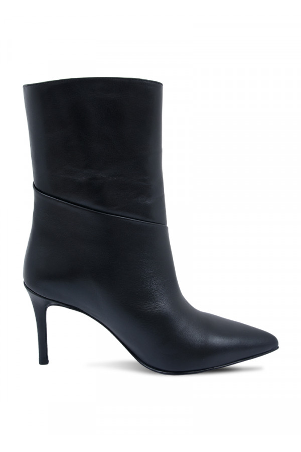 NOA NOIR BOOTS Čizme potpetica BLACK-LEATHER - Image 3
