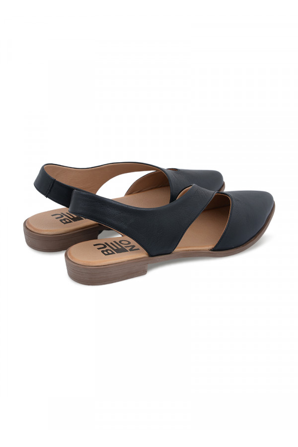 BUENO SANDALS Sandale ravne BLACK - Image 4