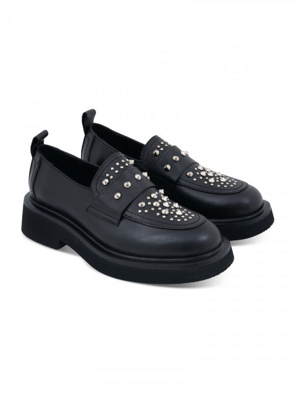 PIXY shoes Cipele ravne BLACK-NAPA