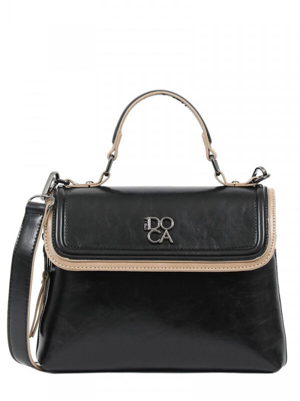 DOCA CROSSBODY BAG (24x18.5x12) BLACK