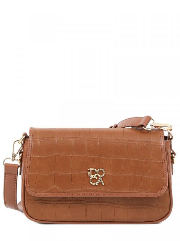 DOCA CROSSBODY BAG (26x16x7) BROWN